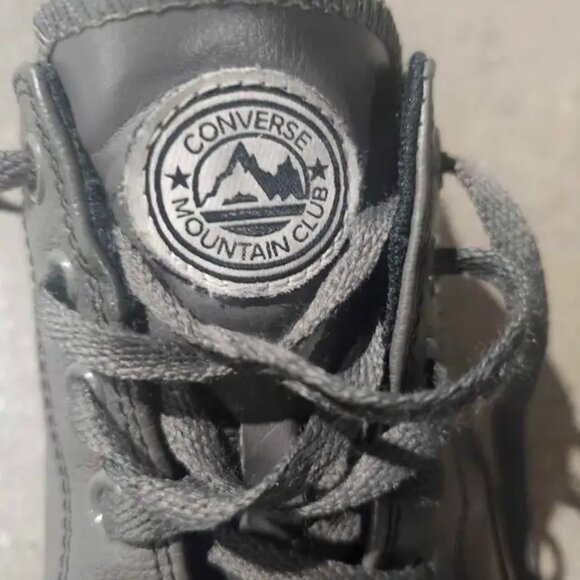 Converse Mountain Club - sneakers in a dark grey leather - Picture 2 of 5